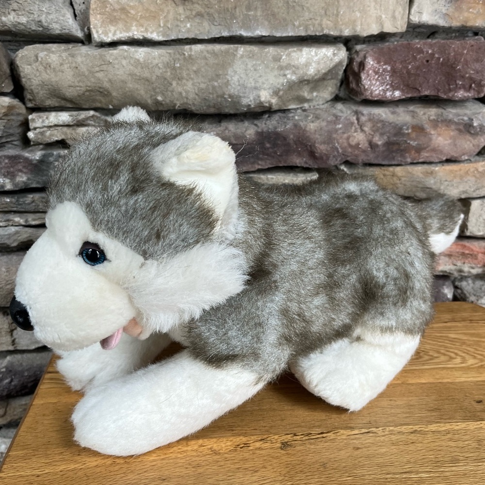 Build-A-Bear Dog Plush Stuffed Animal Siberian Husky Plushie